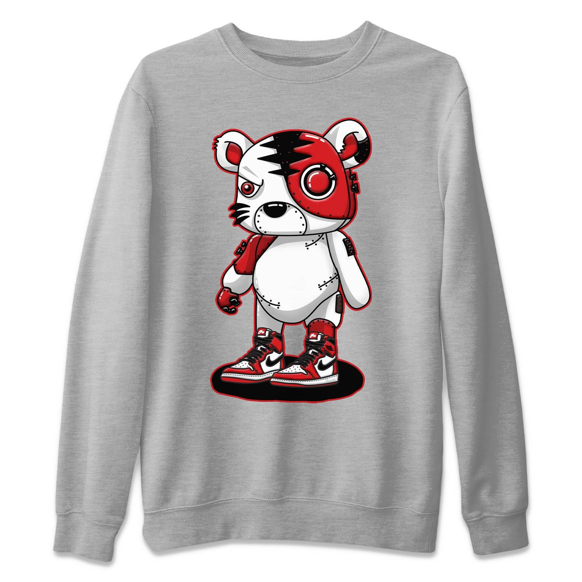 Jordan 1 lost & found Sneaker Matching T-Shirt Cyborg Tiger Sneaker Tees Jordan 1 lost & found Sneaker Release Tees Crew Neck Tees