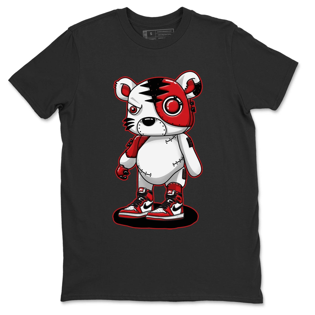 Jordan 1 lost & found Sneaker Matching T-Shirt Cyborg Tiger Sneaker Tees Jordan 1 lost & found Sneaker Release Tees Crew Neck Tees