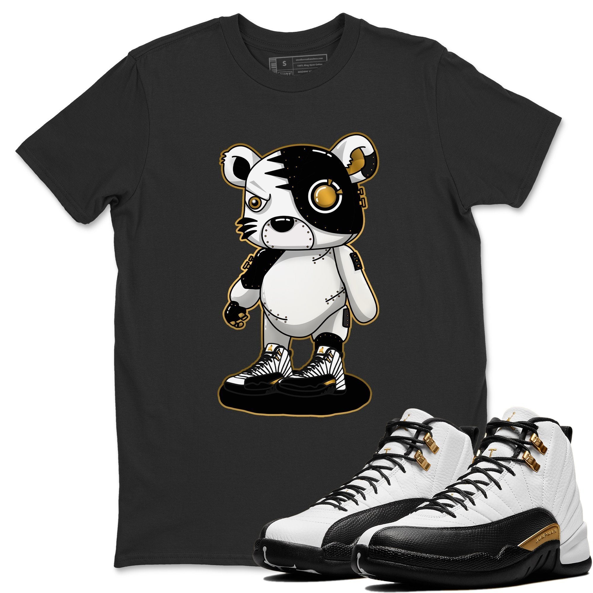 Jordan 12 Royalty Shirt To Match Jordans Cyborg Tiger Sneaker Tees Jordan 12 Royalty Drip Gear Zone Sneaker Matching Clothing Unisex Shirts