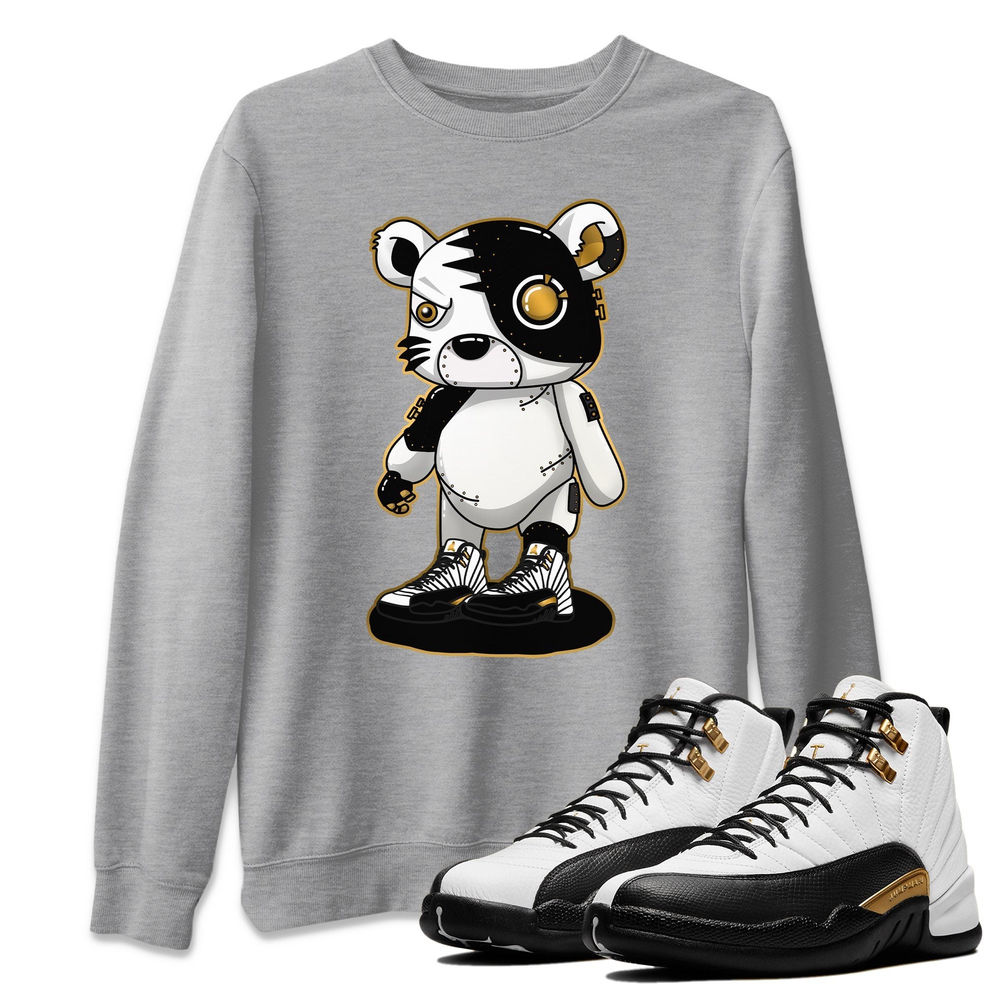 Jordan 12 Royalty Shirt To Match Jordans Cyborg Tiger Sneaker Tees Jordan 12 Royalty Drip Gear Zone Sneaker Matching Clothing Unisex Shirts