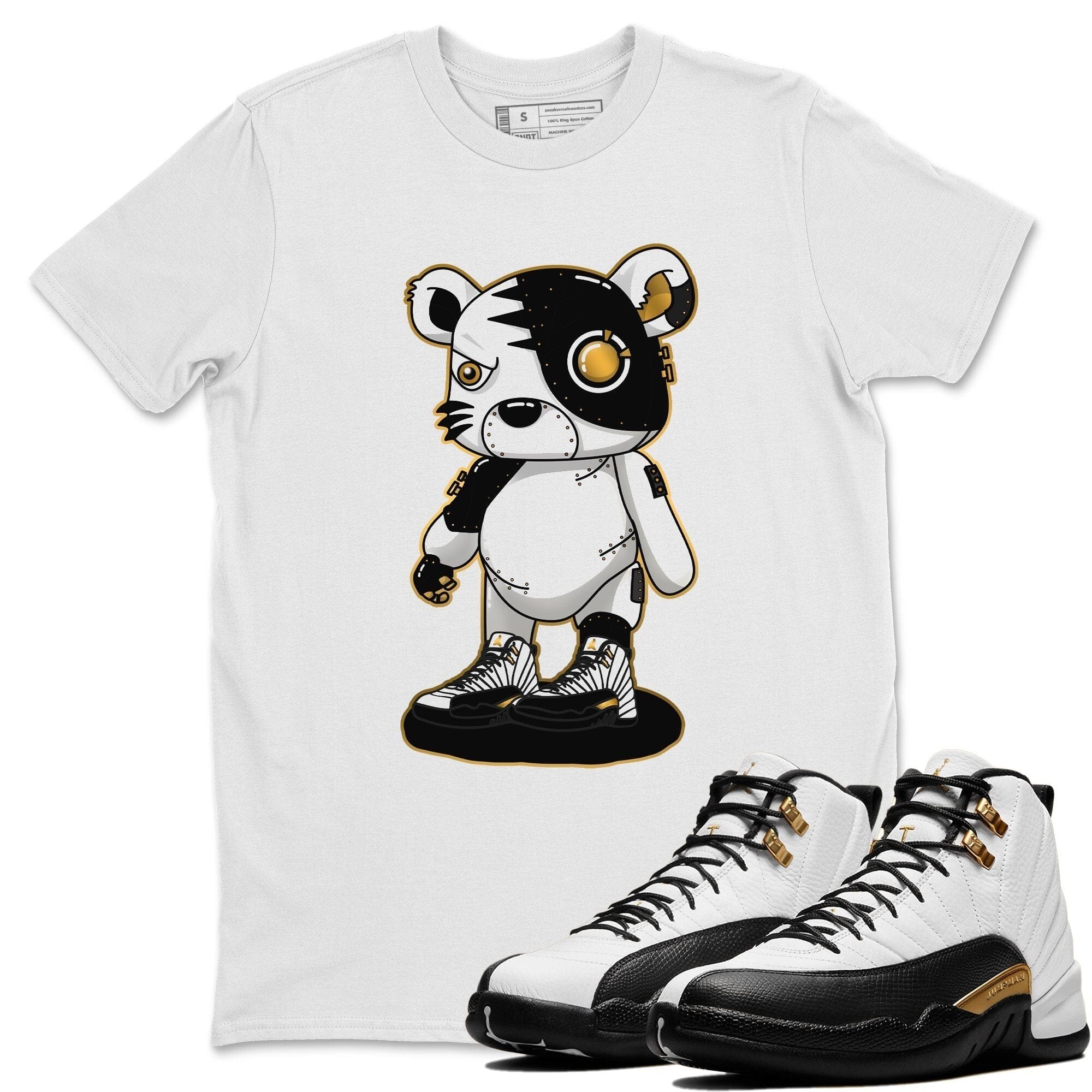 Jordan 12 Royalty Shirt To Match Jordans Cyborg Tiger Sneaker Tees Jordan 12 Royalty Drip Gear Zone Sneaker Matching Clothing Unisex Shirts