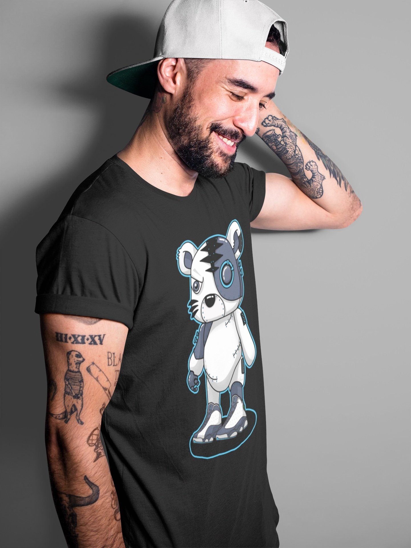 Jordan 13 Obsidian Shirt To Match Jordans Cyborg Tiger Sneaker Tees Jordan 13 Obsidian Drip Gear Zone Sneaker Matching Clothing Unisex Shirts