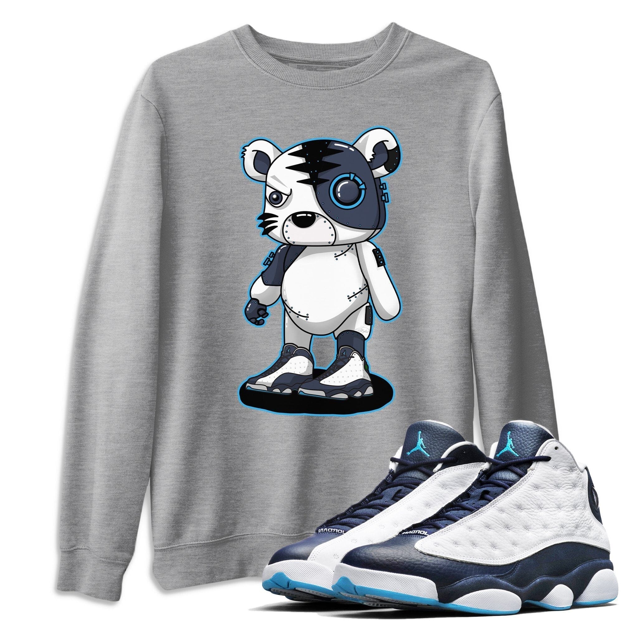 Jordan 13 Obsidian Shirt To Match Jordans Cyborg Tiger Sneaker Tees Jordan 13 Obsidian Drip Gear Zone Sneaker Matching Clothing Unisex Shirts