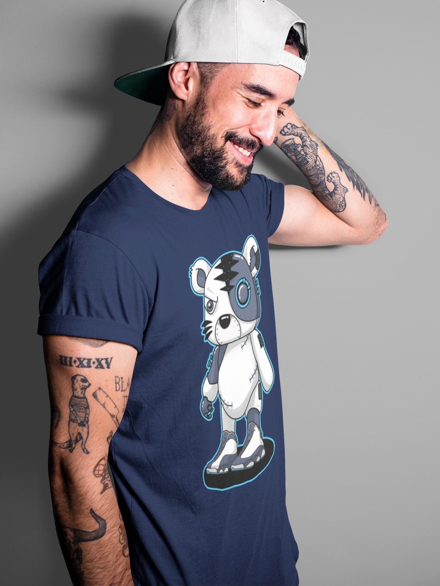 Jordan 13 Obsidian Shirt To Match Jordans Cyborg Tiger Sneaker Tees Jordan 13 Obsidian Drip Gear Zone Sneaker Matching Clothing Unisex Shirts