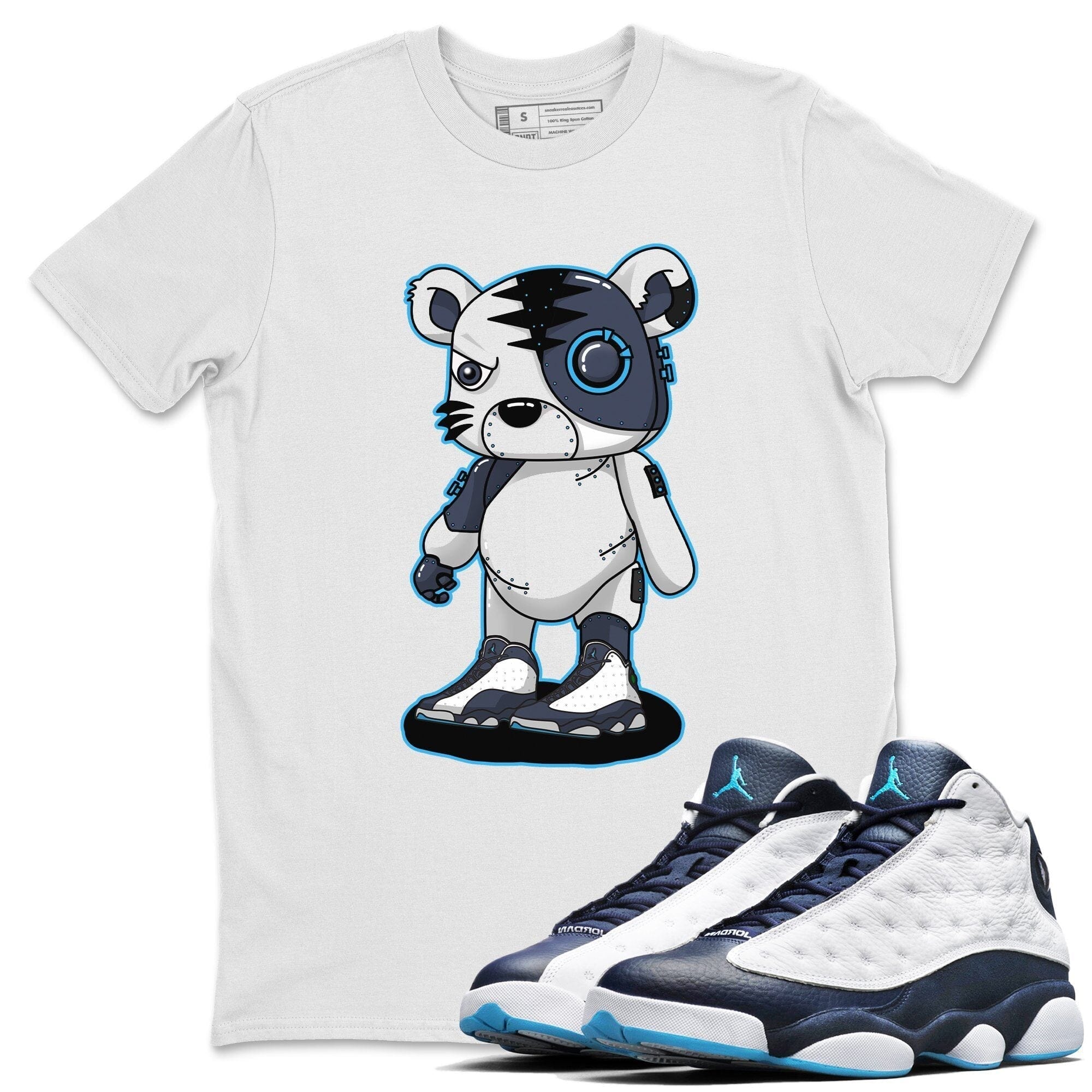 Jordan 13 Obsidian Shirt To Match Jordans Cyborg Tiger Sneaker Tees Jordan 13 Obsidian Drip Gear Zone Sneaker Matching Clothing Unisex Shirts
