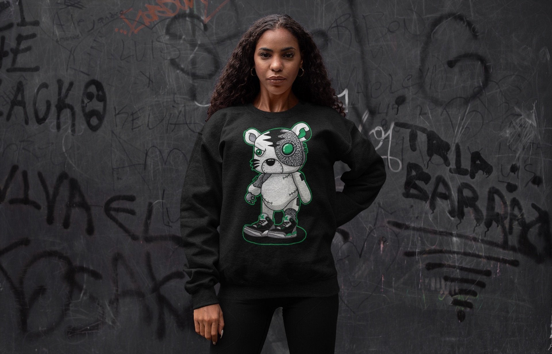 Jordan 3 Pine Green Shirt To Match Jordans Cyborg Tiger Sneaker Tees Jordan 3 Pine Green Drip Gear Zone Sneaker Matching Clothing Unisex Shirts