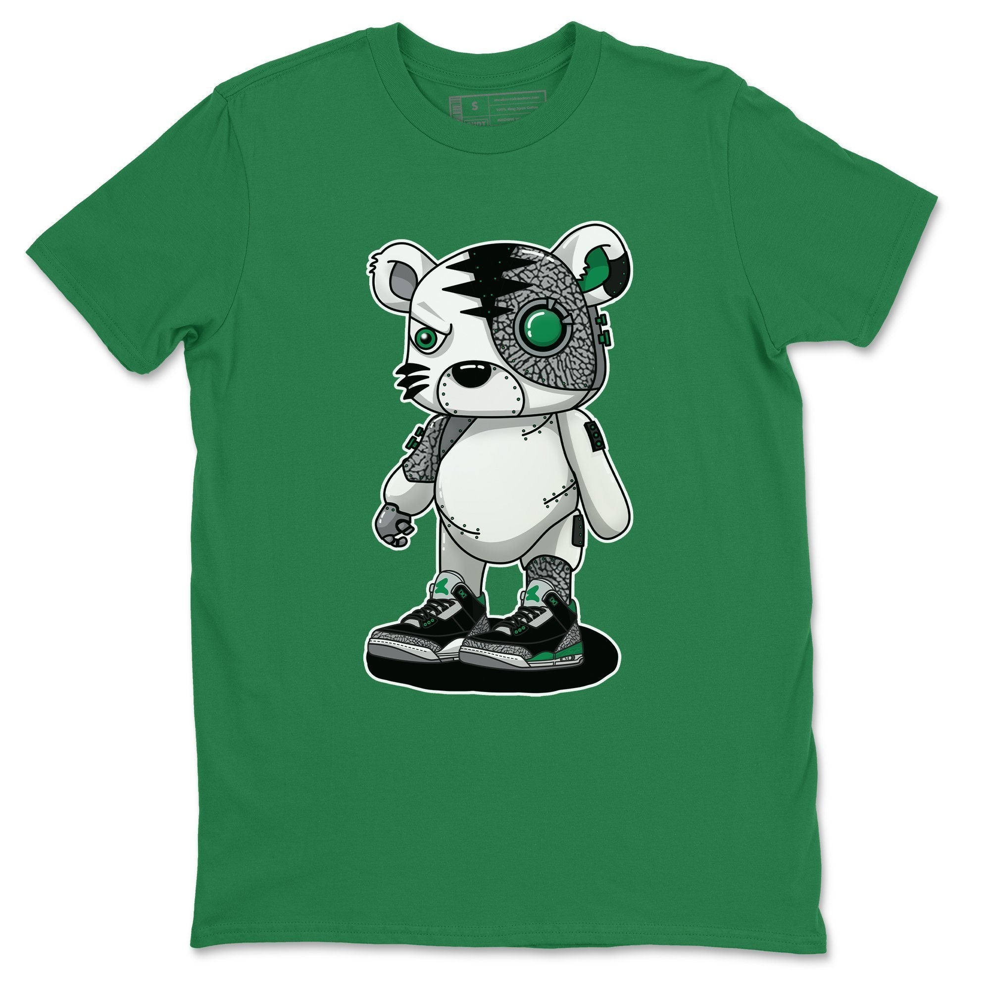 Jordan 3 Pine Green Shirt To Match Jordans Cyborg Tiger Sneaker Tees Jordan 3 Pine Green Drip Gear Zone Sneaker Matching Clothing Unisex Shirts