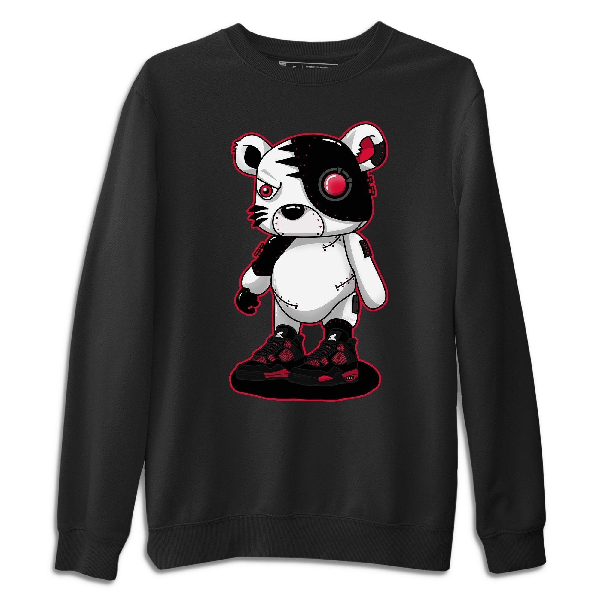 Jordan 4 Red Thunder Shirt To Match Jordans Cyborg Tiger Sneaker Tees Jordan 4 Red Thunder Drip Gear Zone Sneaker Matching Clothing Unisex Shirts