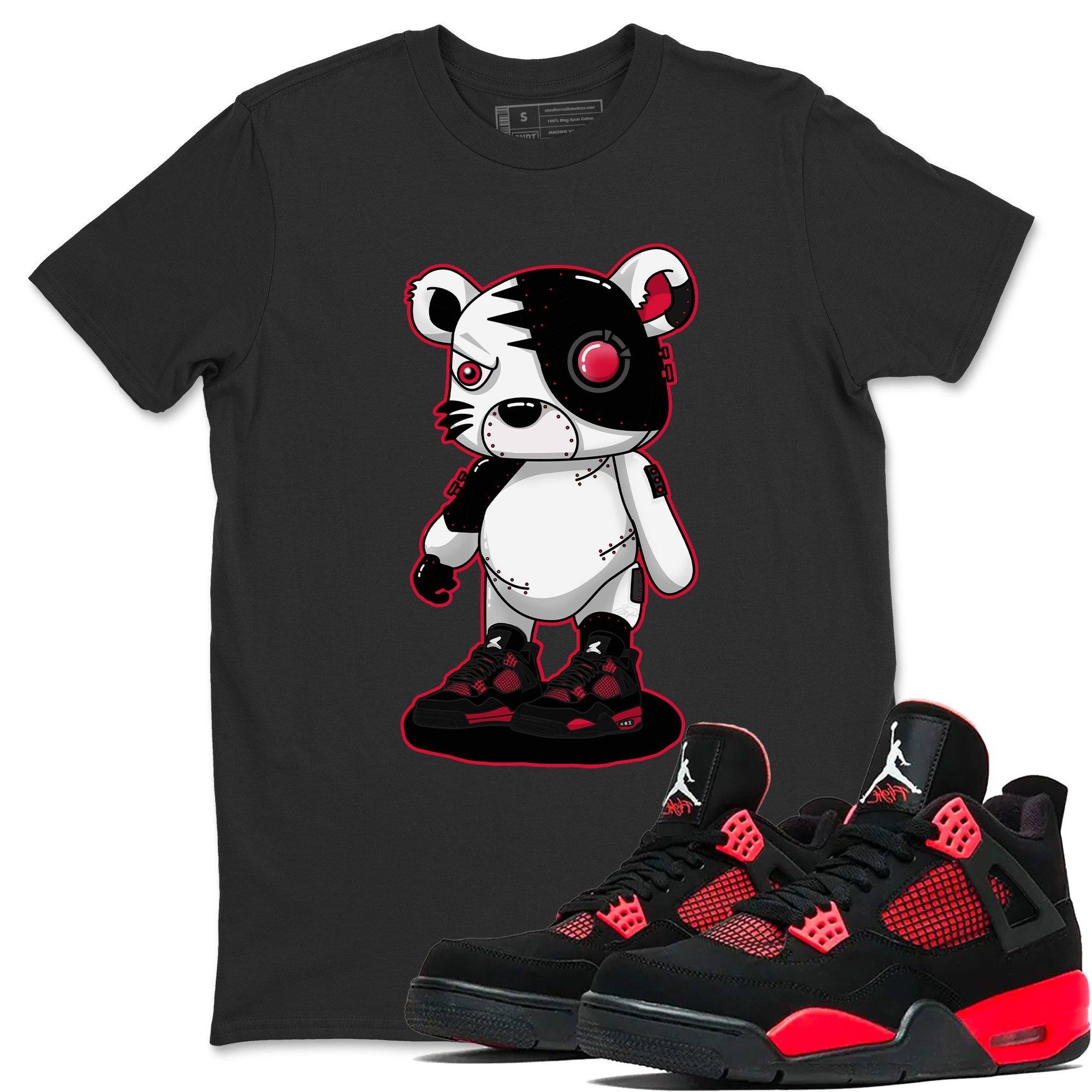 Jordan 4 Red Thunder Shirt To Match Jordans Cyborg Tiger Sneaker Tees Jordan 4 Red Thunder Drip Gear Zone Sneaker Matching Clothing Unisex Shirts