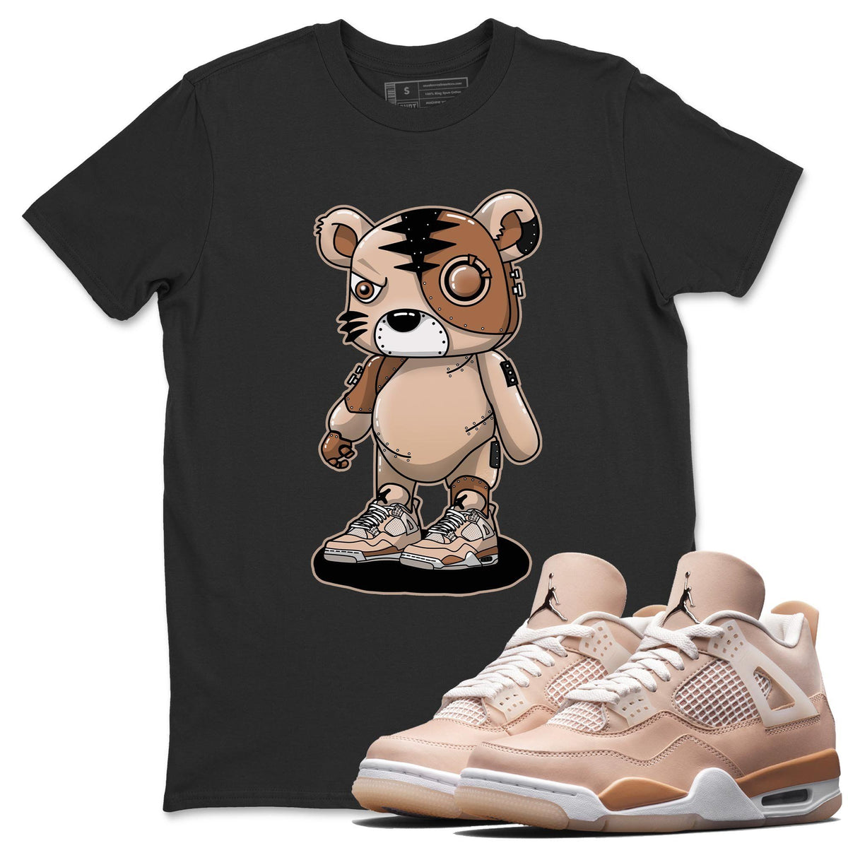 Jordan 4 Shimmer Shirt To Match Jordans Cyborg Tiger Sneaker Tees Jordan 4 Shimmer Drip Gear Zone Sneaker Matching Clothing Unisex Shirts