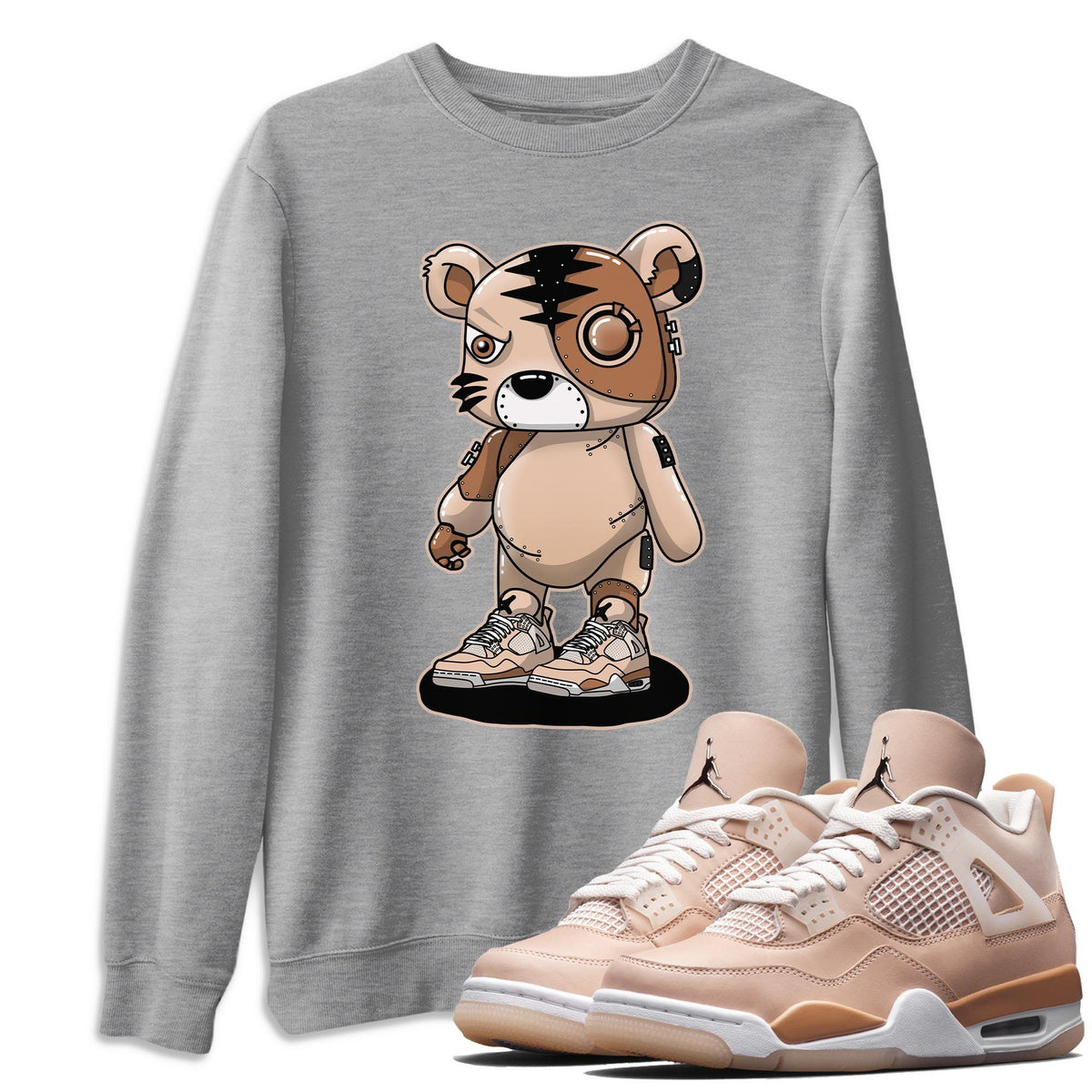 Jordan 4 Shimmer Shirt To Match Jordans Cyborg Tiger Sneaker Tees Jordan 4 Shimmer Drip Gear Zone Sneaker Matching Clothing Unisex Shirts