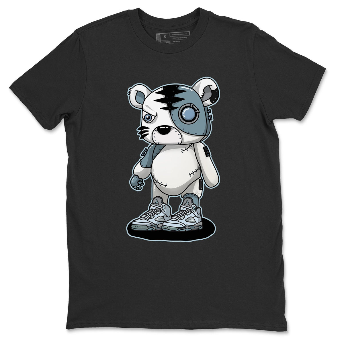 Jordan 5 Blue Bird Shirt To Match Jordans Cyborg Tiger Sneaker Tees Jordan 5 Blue Bird Drip Gear Zone Sneaker Matching Clothing Unisex Shirts