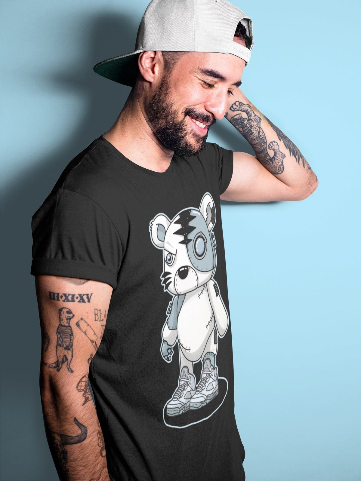 Jordan 5 Blue Bird Shirt To Match Jordans Cyborg Tiger Sneaker Tees Jordan 5 Blue Bird Drip Gear Zone Sneaker Matching Clothing Unisex Shirts