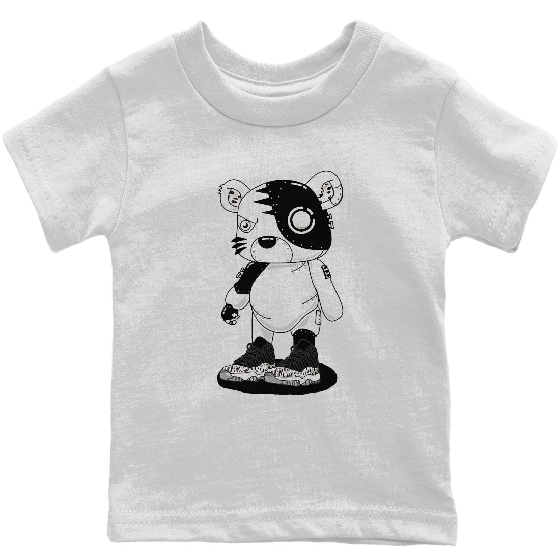 Jordan 11 Animal Instinct Sneaker Matching T-Shirt Cyborg Tiger Sneaker Tees Jordan 11 Animal Instinct Sneaker Release Tees Kids Shirts