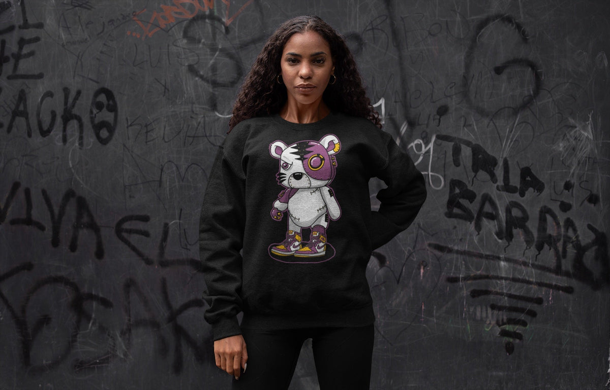 Jordan 1 Brotherhood Sneaker Matching T-Shirt Cyborg Tiger Sneaker Tees Jordan 1 Brotherhood Sneaker Release Tees Crew Neck Tees