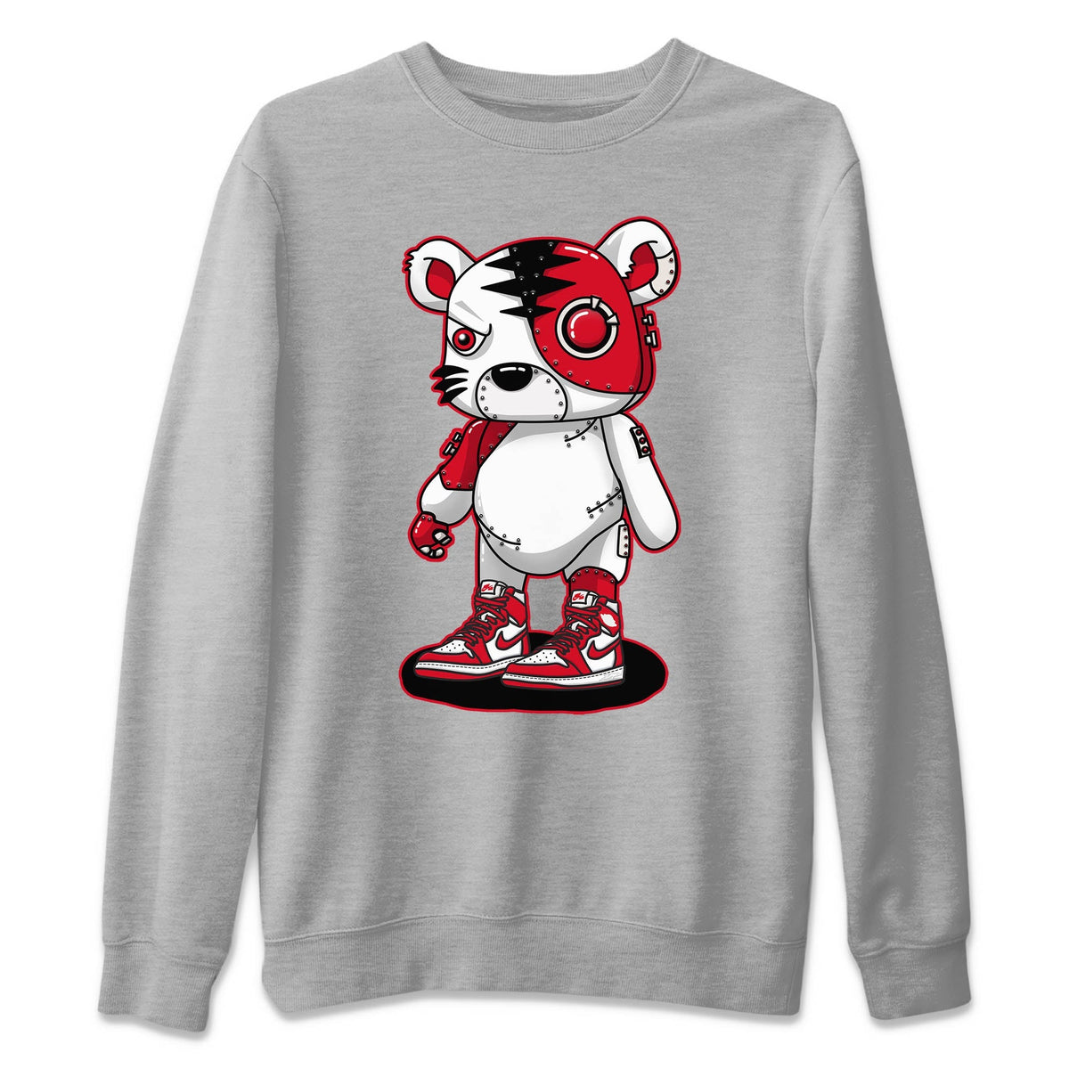 Jordan 1 Newstalgia Sneaker Matching T-Shirt Cyborg Tiger Sneaker Tees Jordan 1 Newstalgia Sneaker Release Tees Crew Neck Tees