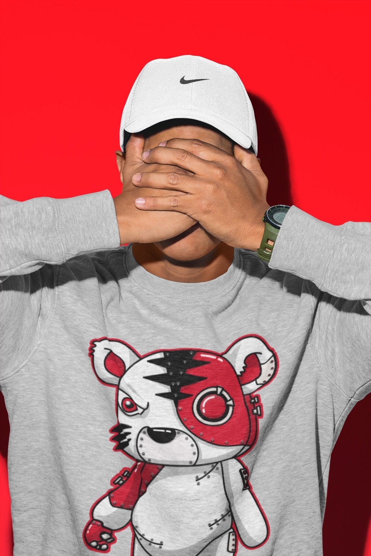 Jordan 1 Newstalgia Sneaker Matching T-Shirt Cyborg Tiger Sneaker Tees Jordan 1 Newstalgia Sneaker Release Tees Crew Neck Tees