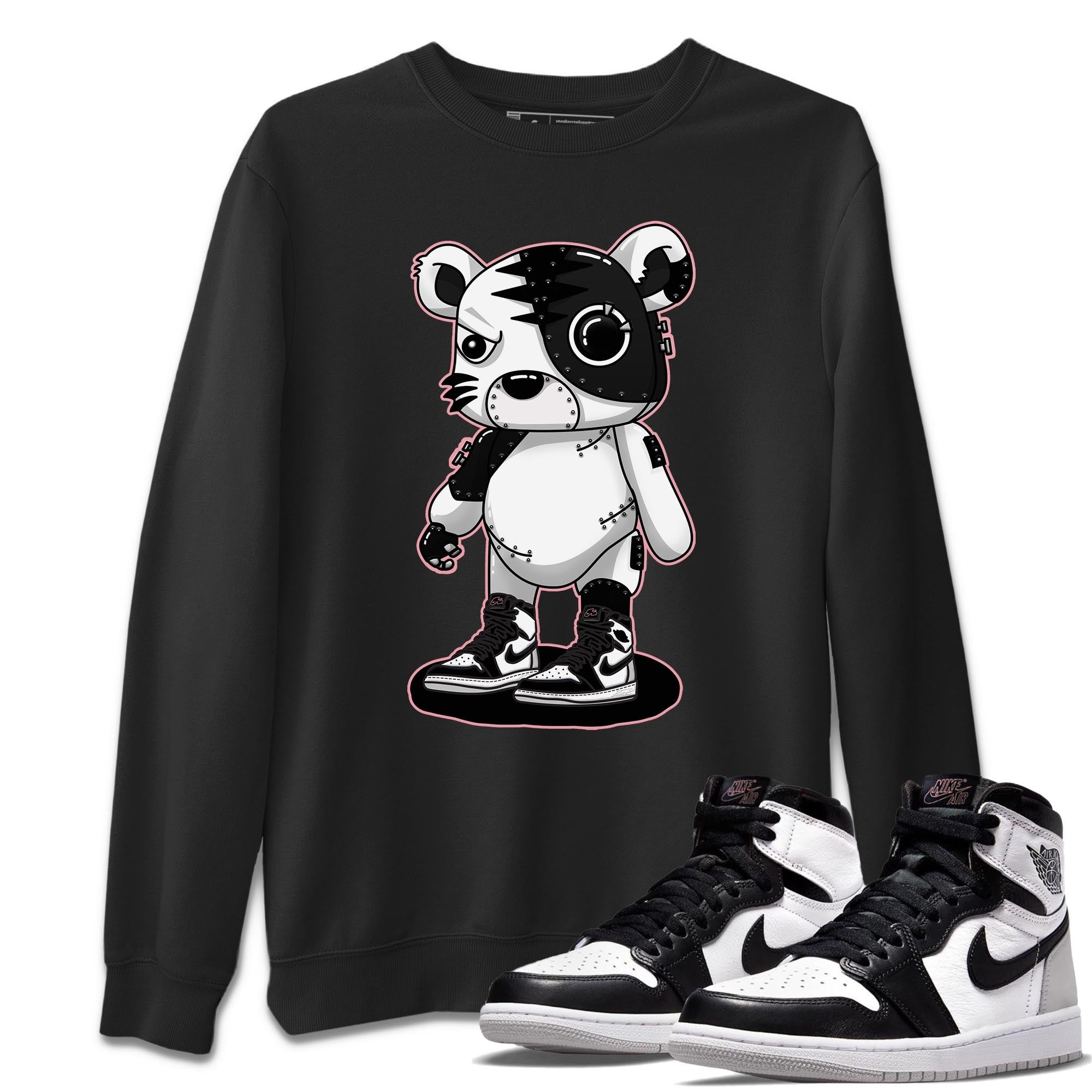 Jordan 1 Stage Haze Sneaker Matching T-Shirt Cyborg Tiger Sneaker Tees Jordan 1 Stage Haze Sneaker Release Tees Crew Neck Tees