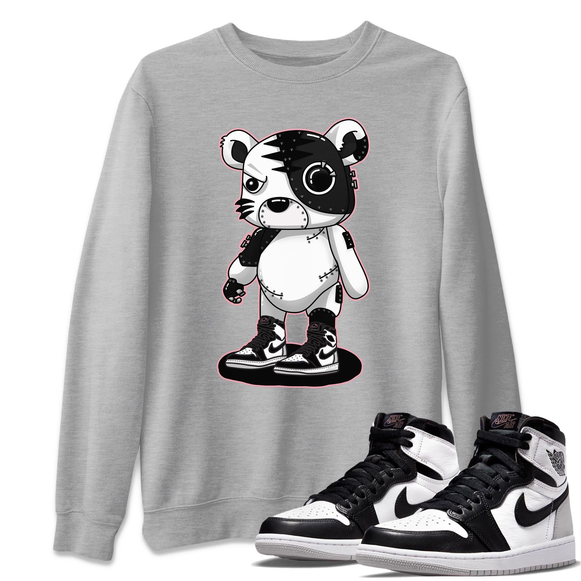 Jordan 1 Stage Haze Sneaker Matching T-Shirt Cyborg Tiger Sneaker Tees Jordan 1 Stage Haze Sneaker Release Tees Crew Neck Tees