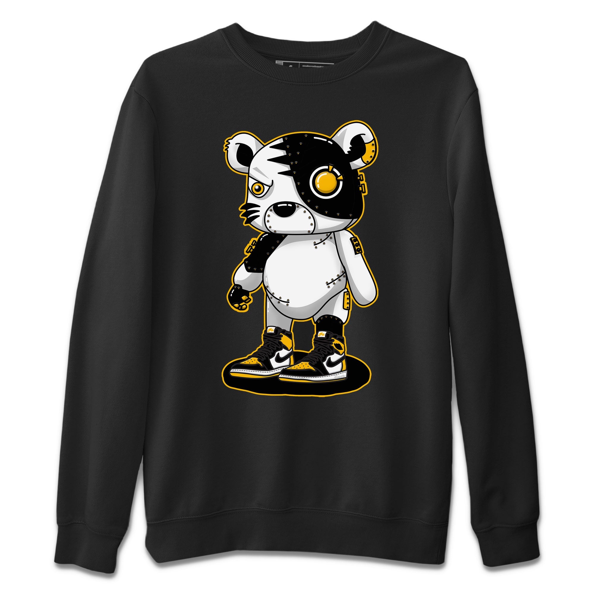 Jordan 1 Taxi Sneaker Matching T-Shirt Cyborg Tiger Sneaker Tees Jordan 1 Taxi Sneaker Release Tees Crew Neck Tees
