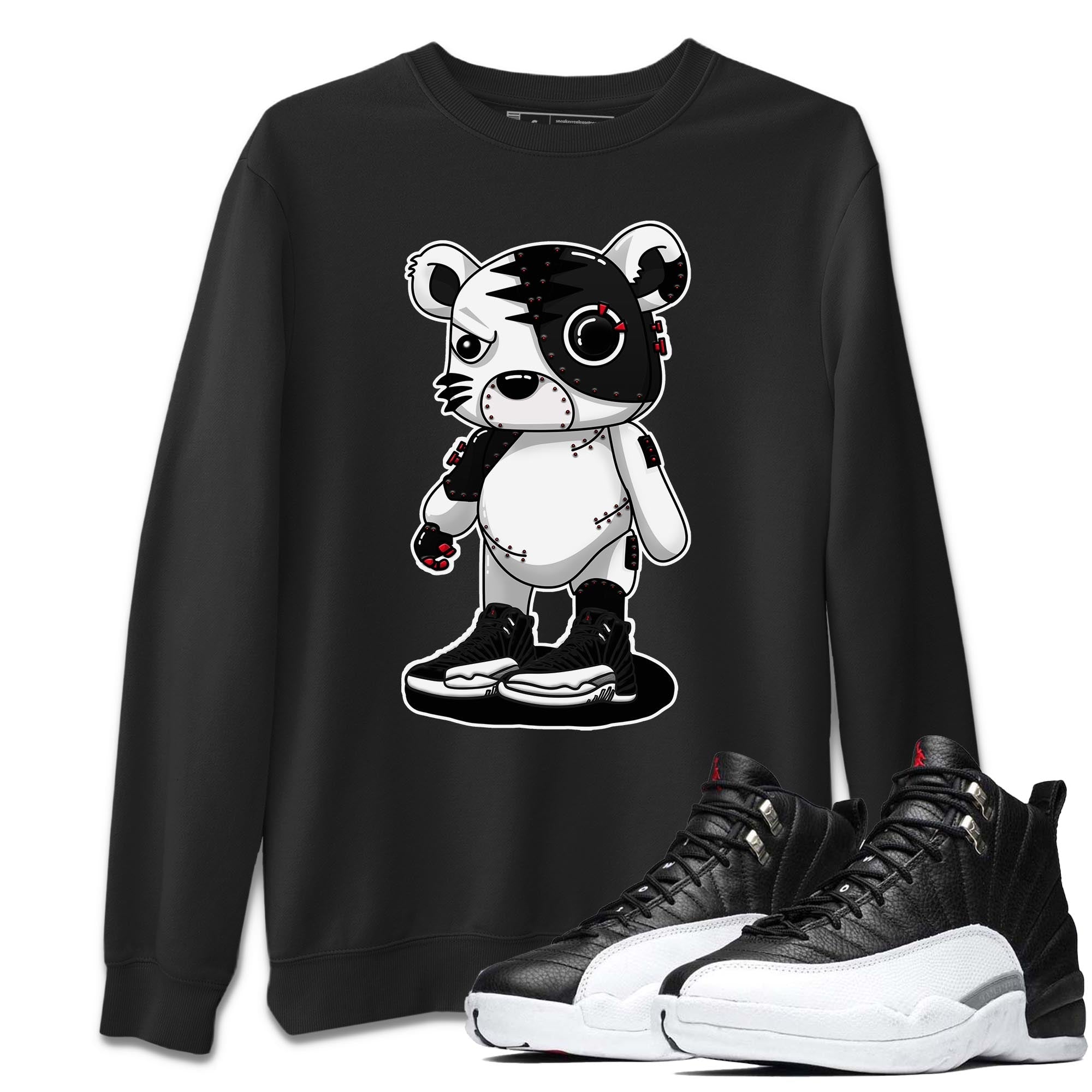 Jordan 12 Playoffs Shirt To Match Jordans Cyborg Tiger Sneaker Tees Jordan 12 Playoffs Drip Gear Zone Sneaker Matching Clothing Unisex Shirts