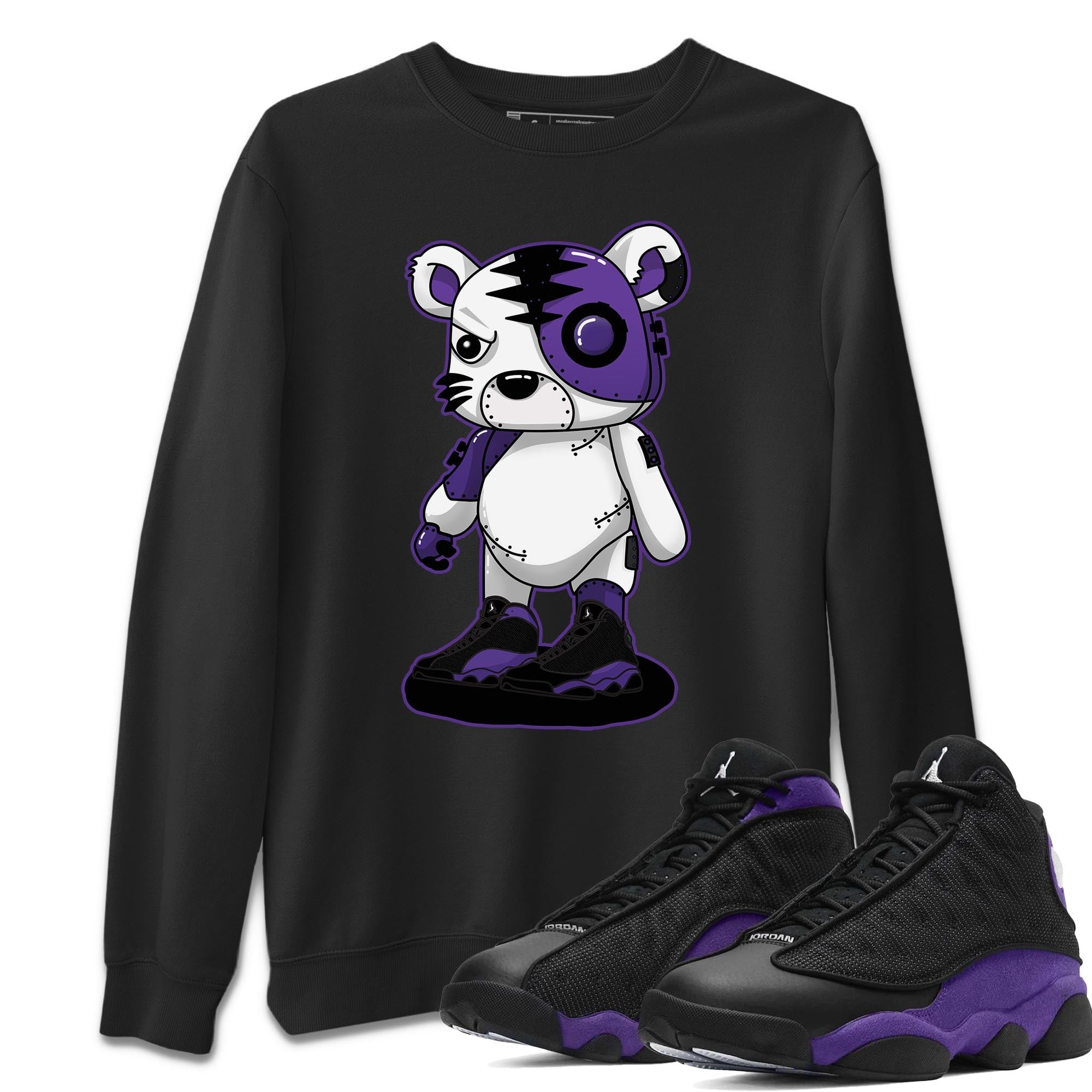 Jordan 13 Court Purple Shirt To Match Jordans Cyborg Tiger Sneaker Tees Jordan 13 Court Purple Drip Gear Zone Sneaker Matching Clothing Unisex Shirts