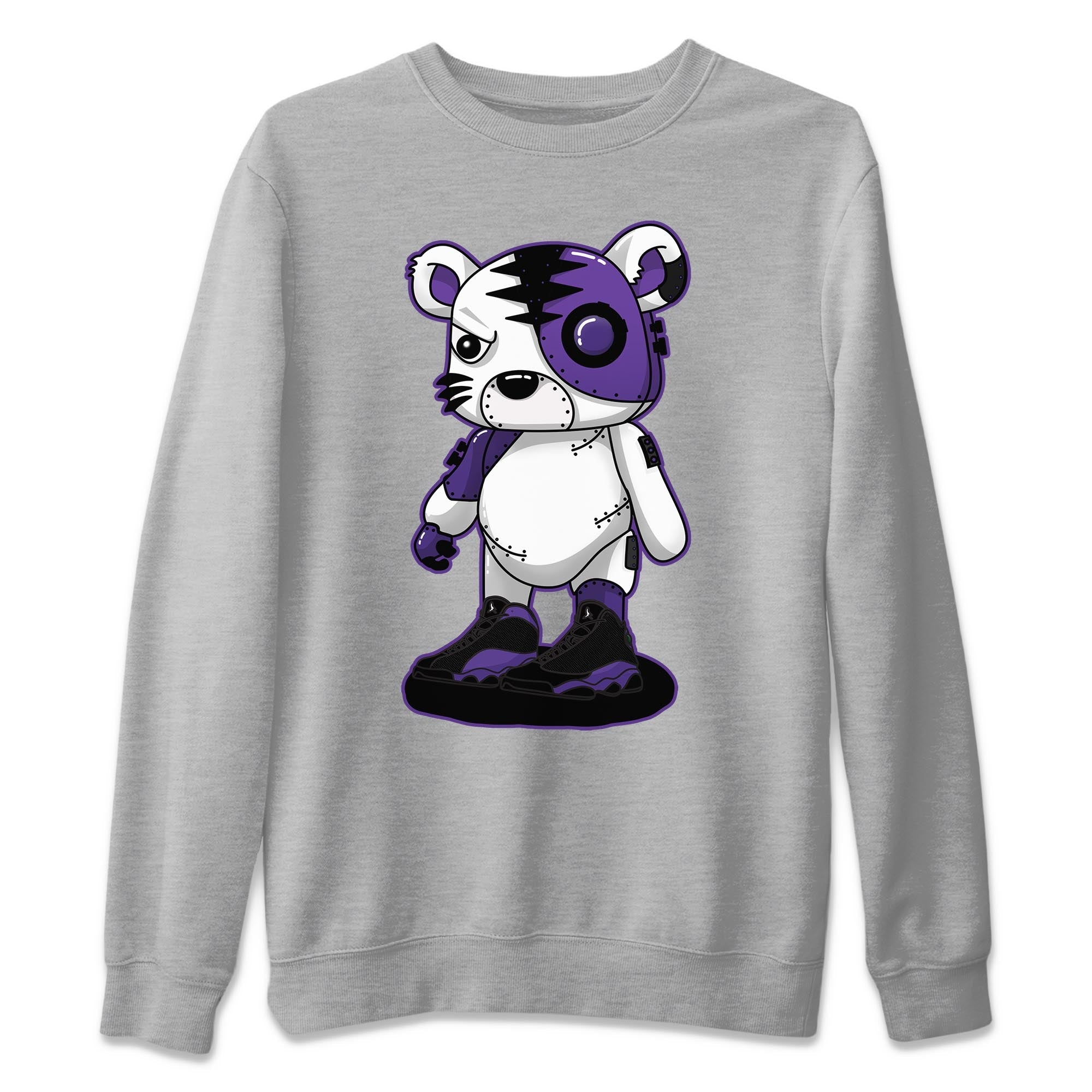 Jordan 13 Court Purple Shirt To Match Jordans Cyborg Tiger Sneaker Tees Jordan 13 Court Purple Drip Gear Zone Sneaker Matching Clothing Unisex Shirts