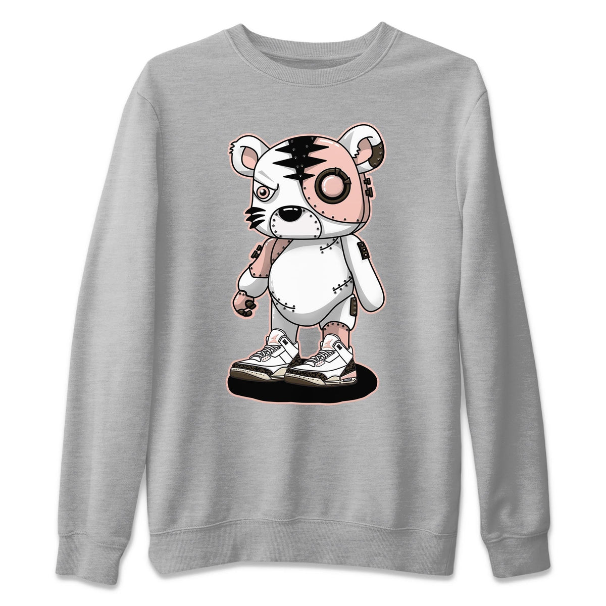 Jordan 3 Atmosphere Sneaker Matching T-Shirt Cyborg Tiger Sneaker Tees Jordan 3 Atmosphere Sneaker Release Tees Crew Neck Tees