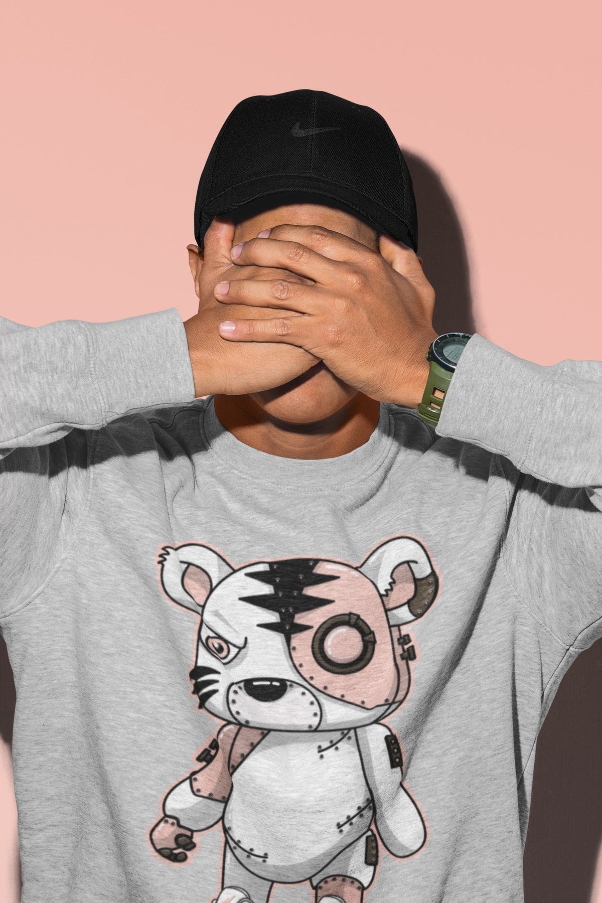 Jordan 3 Atmosphere Sneaker Matching T-Shirt Cyborg Tiger Sneaker Tees Jordan 3 Atmosphere Sneaker Release Tees Crew Neck Tees