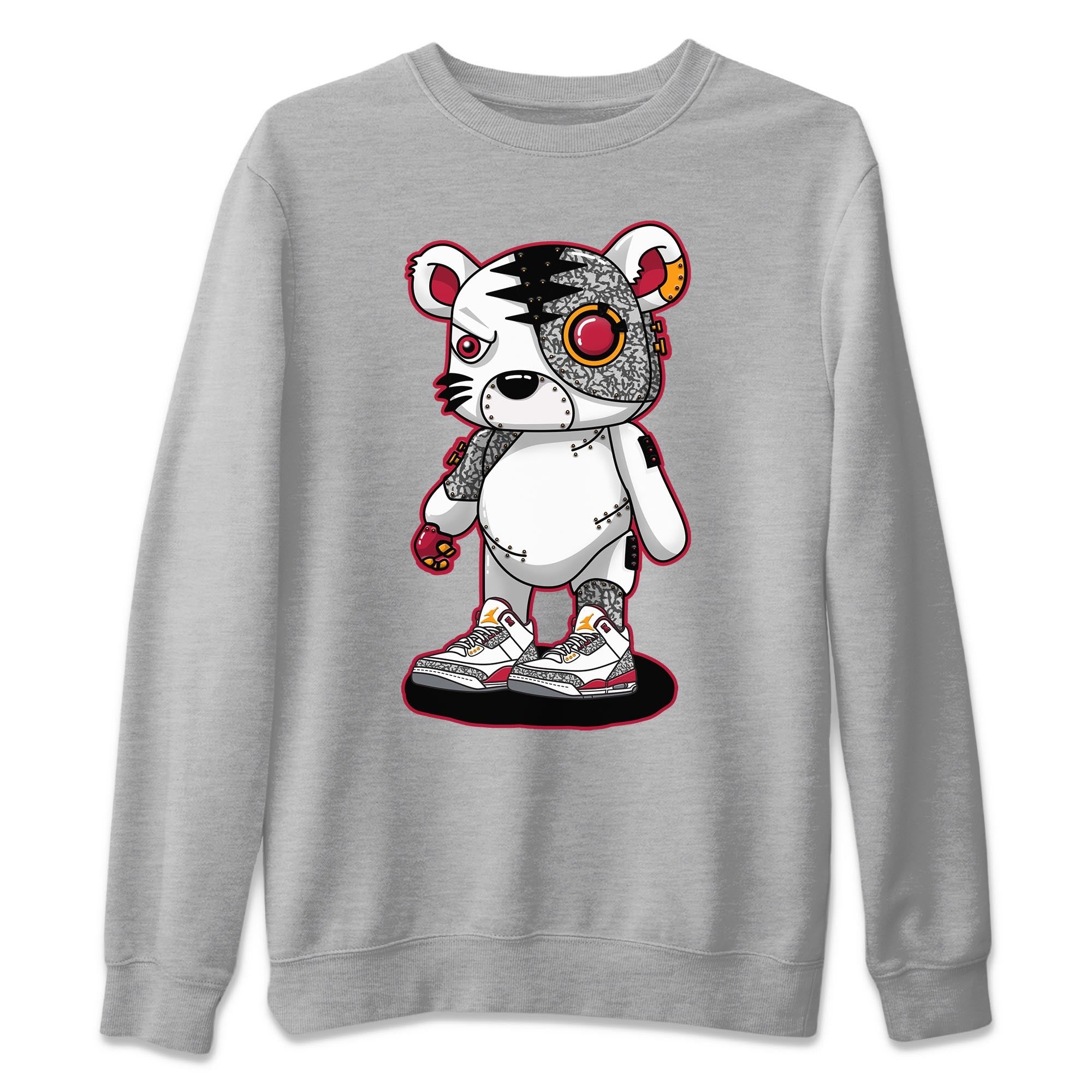 Jordan 3 Cardinal Shirt To Match Jordans Cyborg Tiger Sneaker Tees Jordan 3 Cardinal Drip Gear Zone Sneaker Matching Clothing Unisex Shirts