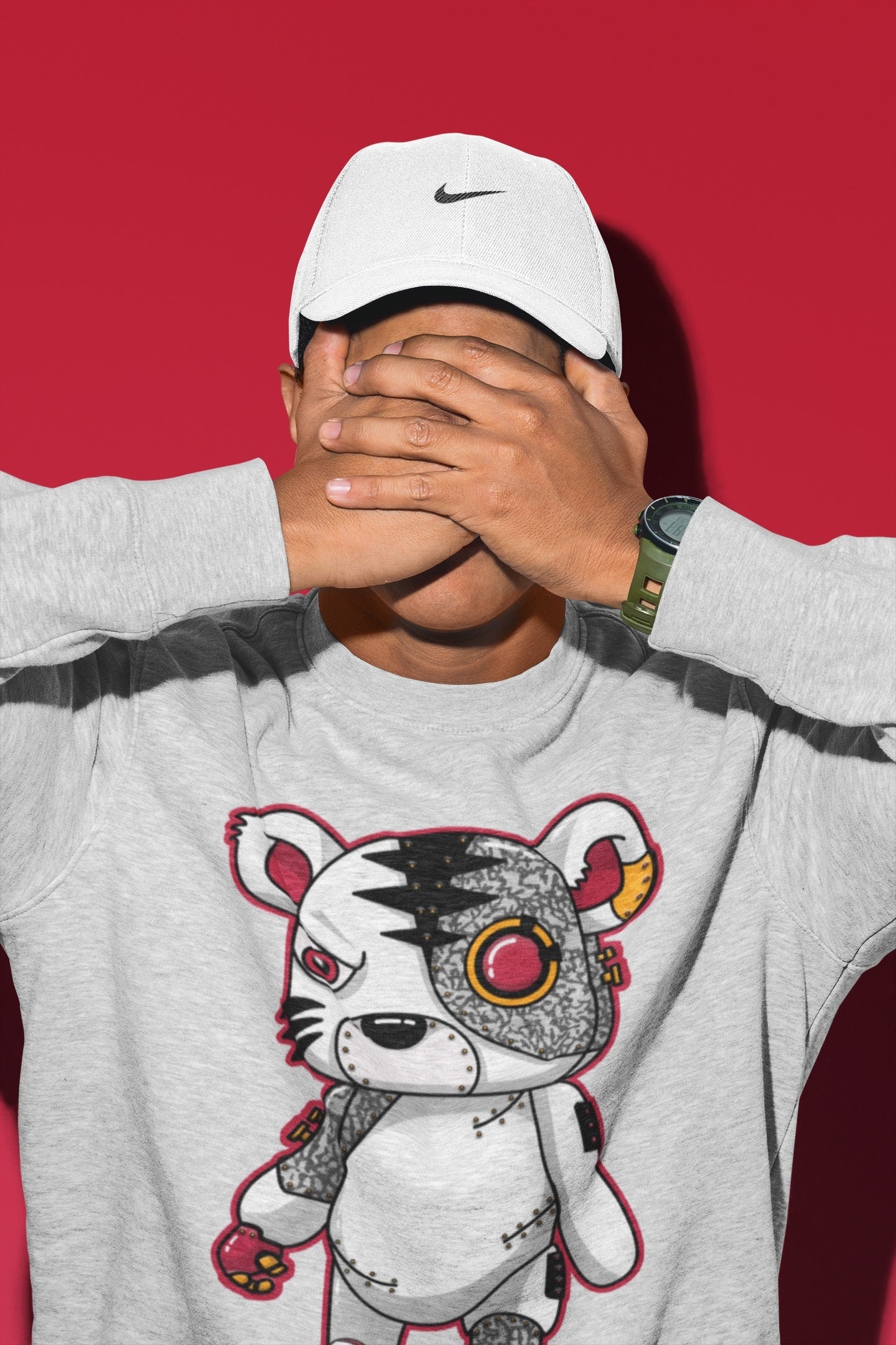 Jordan 3 Cardinal Shirt To Match Jordans Cyborg Tiger Sneaker Tees Jordan 3 Cardinal Drip Gear Zone Sneaker Matching Clothing Unisex Shirts