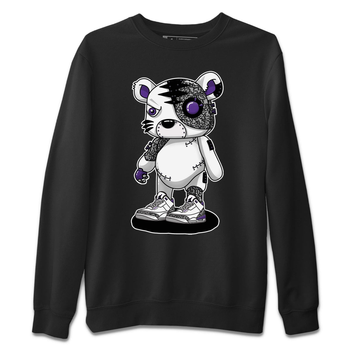 Jordan 3 Dark Iris Sneaker Matching T-Shirt Cyborg Tiger Sneaker Tees Jordan 3 Dark Iris Sneaker Release Tees Crew Neck Tees