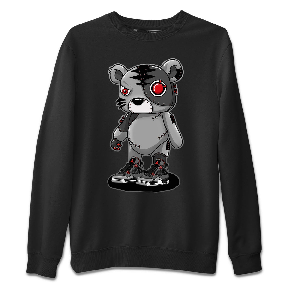 Jordan 4 Infrared Sneaker Matching T-Shirt Cyborg Tiger Sneaker Tees Jordan 4 Infrared Sneaker Release Tees Crew Neck Tees