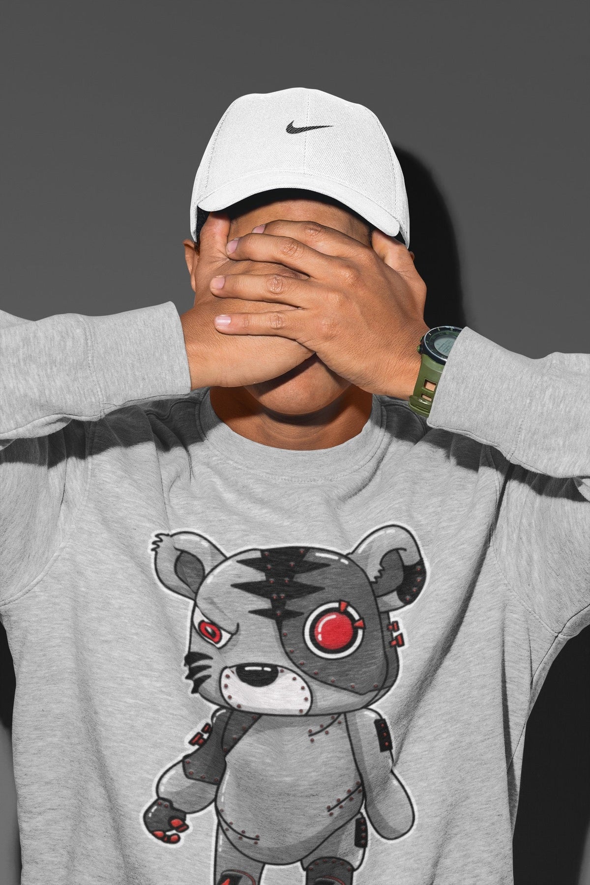 Jordan 4 Infrared Sneaker Matching T-Shirt Cyborg Tiger Sneaker Tees Jordan 4 Infrared Sneaker Release Tees Crew Neck Tees