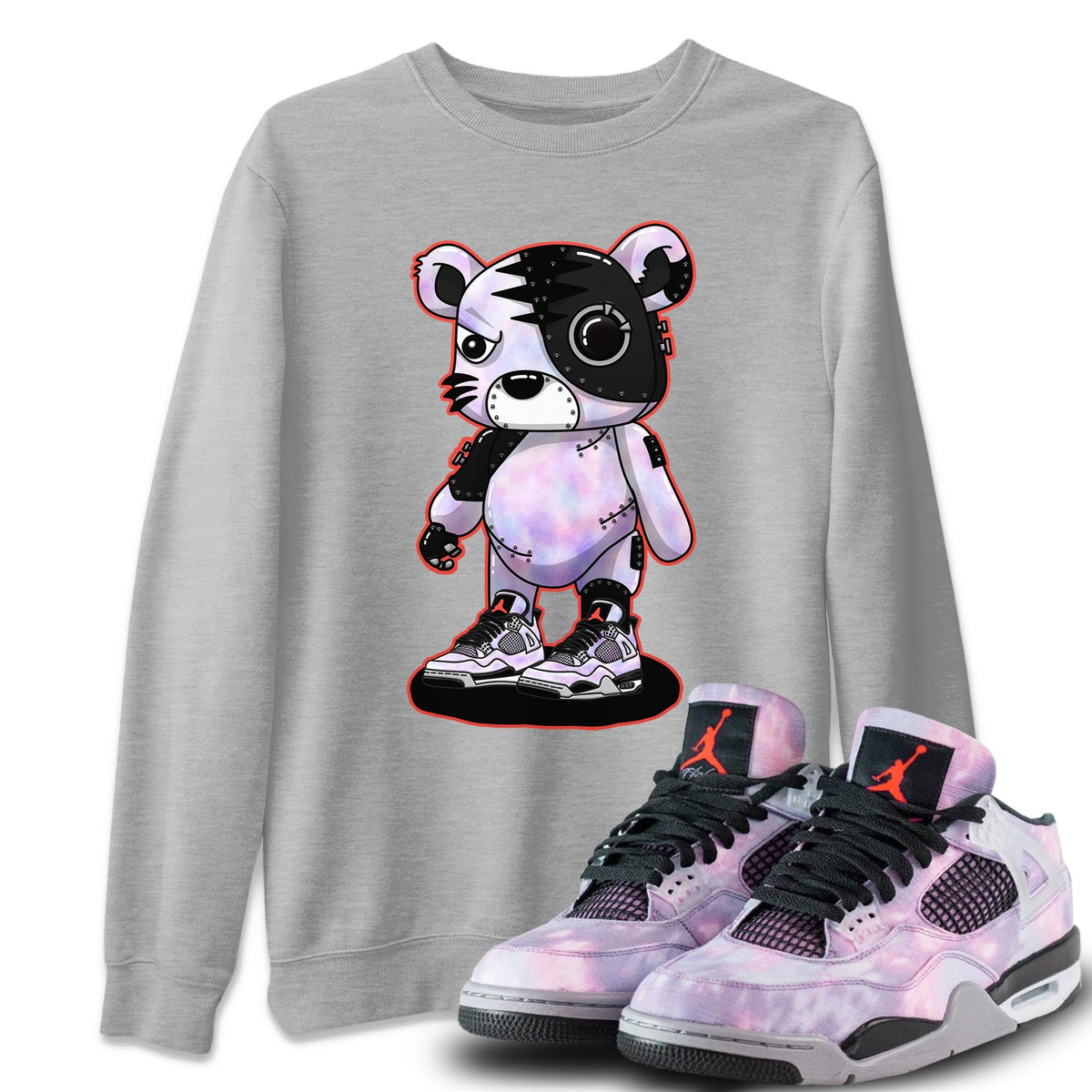 Jordan 4 Zen Master Sneaker Matching T-Shirt Cyborg Tiger Sneaker Tees Jordan 4 Zen Master Sneaker Release Tees Crew Neck Tees