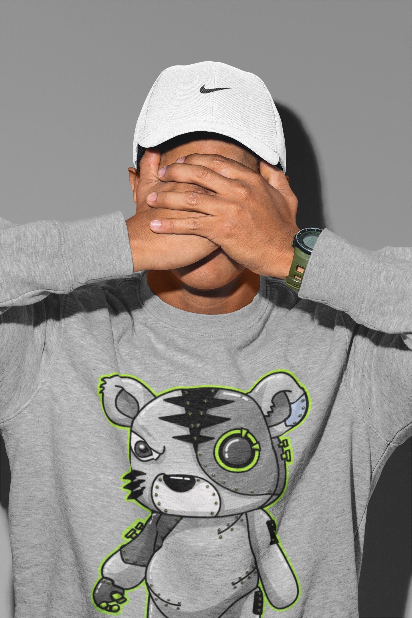 Jordan 5 Green Bean Sneaker Matching T-Shirt Cyborg Tiger Sneaker Tees Jordan 5 Green Bean Sneaker Release Tees Crew Neck Tees