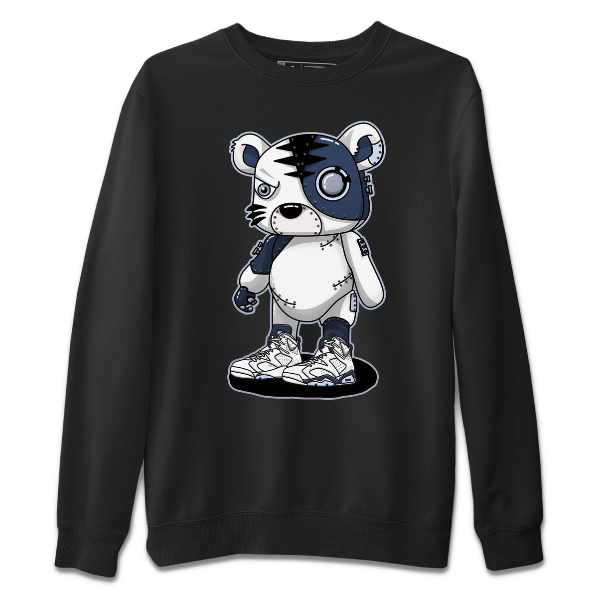 Jordan 6 Midnight Navy Sneaker Matching T-Shirt Cyborg Tiger Sneaker Tees Jordan 6 Midnight Navy Sneaker Release Tees Crew Neck Tees