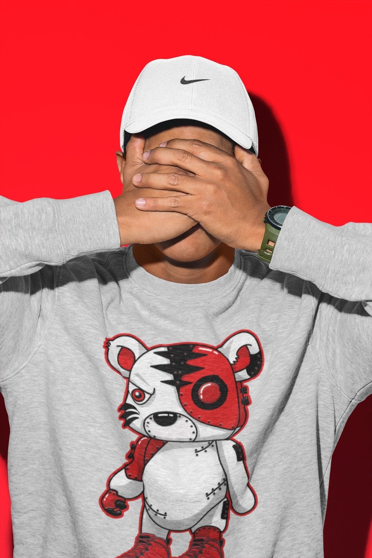 Jordan 9 Chile Red Shirt To Match Jordans Cyborg Tiger Sneaker Tees Jordan 9 Chile Red Drip Gear Zone Sneaker Matching Clothing Unisex Shirts