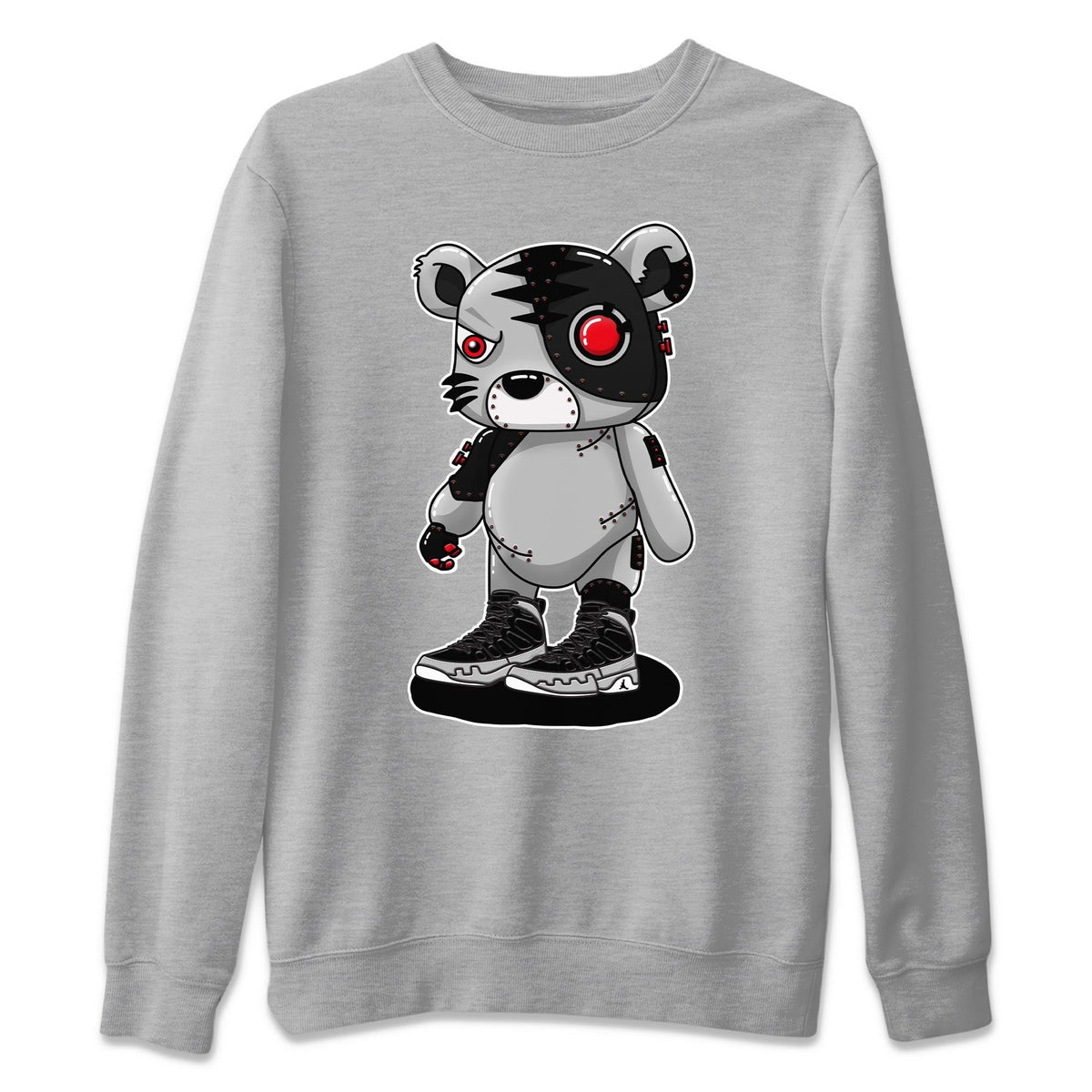 Jordan 9 Particle Grey Shirt To Match Jordans Cyborg Tiger Sneaker Tees Jordan 9 Particle Grey Drip Gear Zone Sneaker Matching Clothing Unisex Shirts