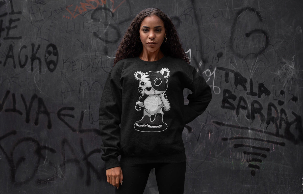 Jordan 11 72-10 Sneaker Matching T-Shirt Cyborg Tiger Sneaker Tees Jordan 11 72-10 Sneaker Release Tees Crew Neck Tees