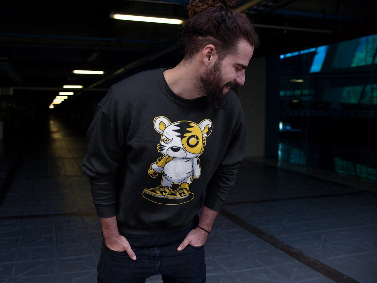 Dunk Championship Goldenrod Sneaker Match Tees Cyborg Tiger Sneaker Tees Dunk Championship Goldenrod Jordan to match sneaker T-Shirt Crew Neck Shirts
