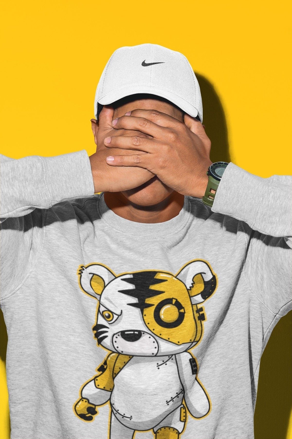Dunk Championship Goldenrod Sneaker Match Tees Cyborg Tiger Sneaker Tees Dunk Championship Goldenrod Jordan to match sneaker T-Shirt Crew Neck Shirts