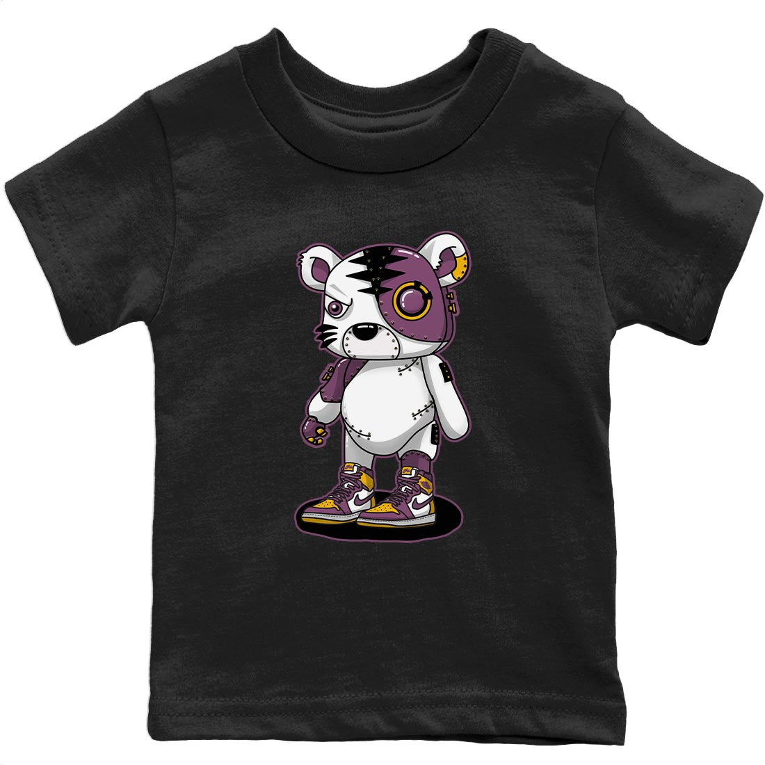 Jordan 1 Brotherhood Sneaker Matching T-Shirt Cyborg Tiger Sneaker Tees Jordan 1 Brotherhood Sneaker Release Tees Kids Shirts