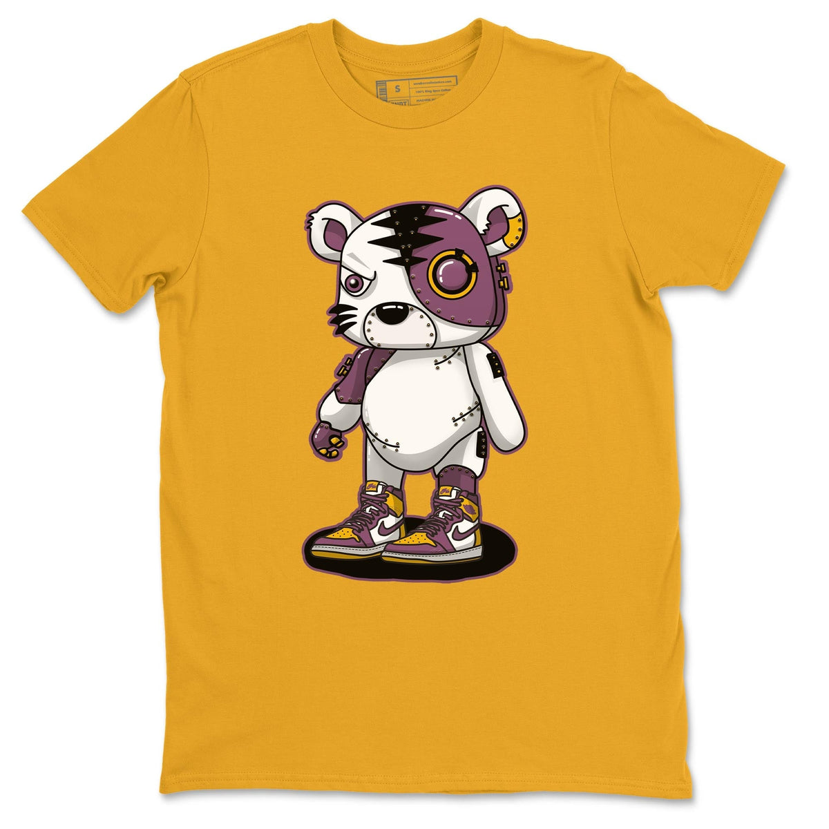Jordan 1 Brotherhood Sneaker Matching T-Shirt Cyborg Tiger Sneaker Tees Jordan 1 Brotherhood Sneaker Release Tees Crew Neck Tees