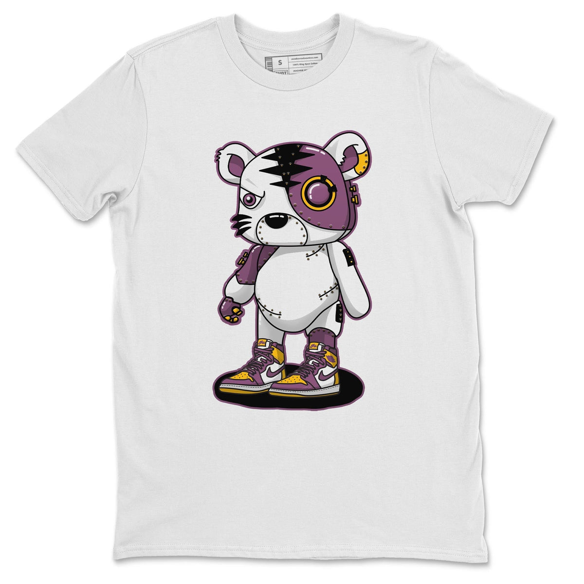 Jordan 1 Brotherhood Sneaker Matching T-Shirt Cyborg Tiger Sneaker Tees Jordan 1 Brotherhood Sneaker Release Tees Crew Neck Tees