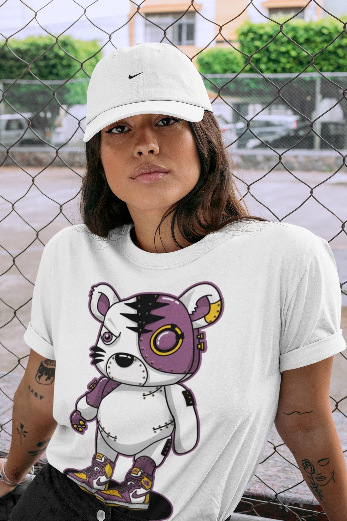 Jordan 1 Brotherhood Sneaker Matching T-Shirt Cyborg Tiger Sneaker Tees Jordan 1 Brotherhood Sneaker Release Tees Crew Neck Tees