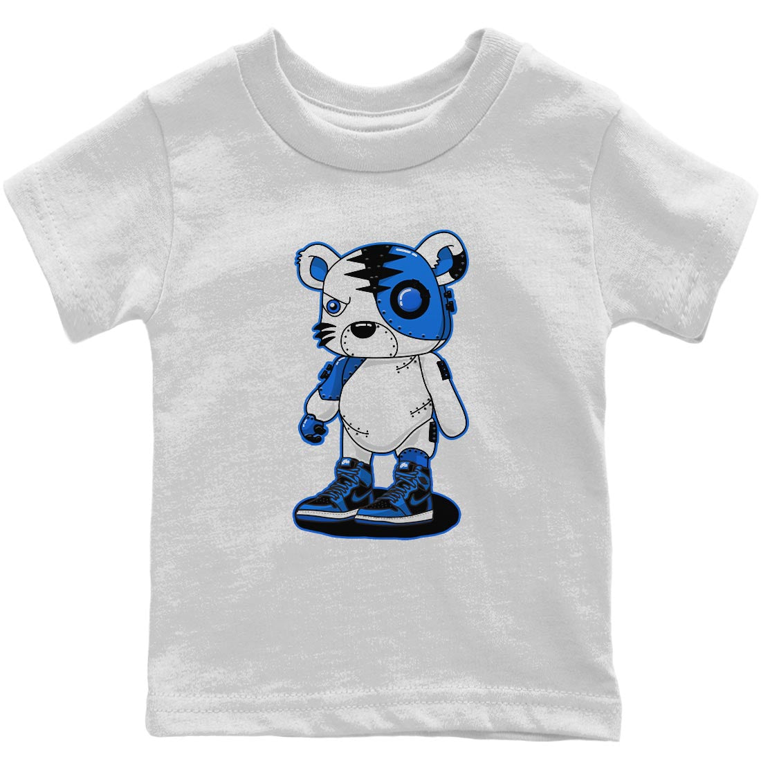 Jordan 1 Dark Marina Blue Sneaker Matching T-Shirt Cyborg Tiger Sneaker Tees Jordan 1 Dark Marina Blue Sneaker Release Tees Kids Shirts