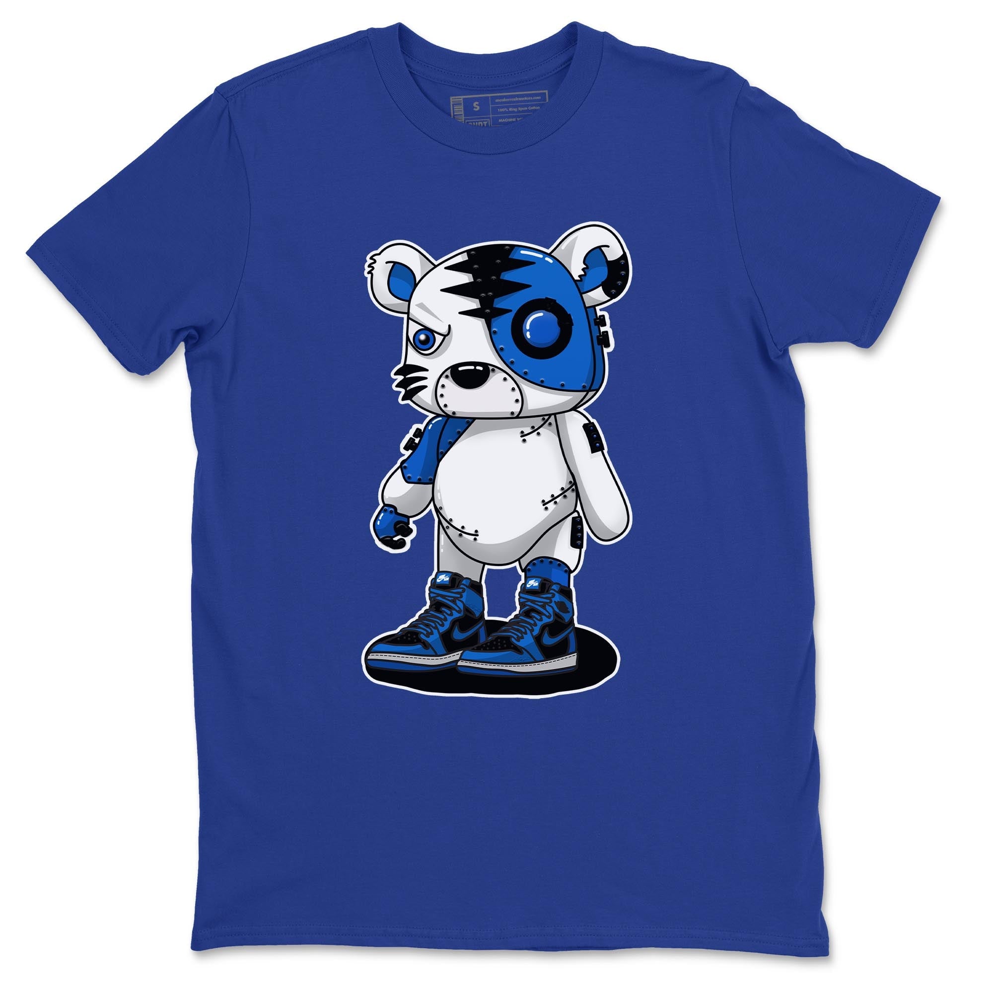 Jordan 1 Dark Marina Blue Sneaker Matching T-Shirt Cyborg Tiger Sneaker Tees Jordan 1 Dark Marina Blue Sneaker Release Tees Crew Neck Tees