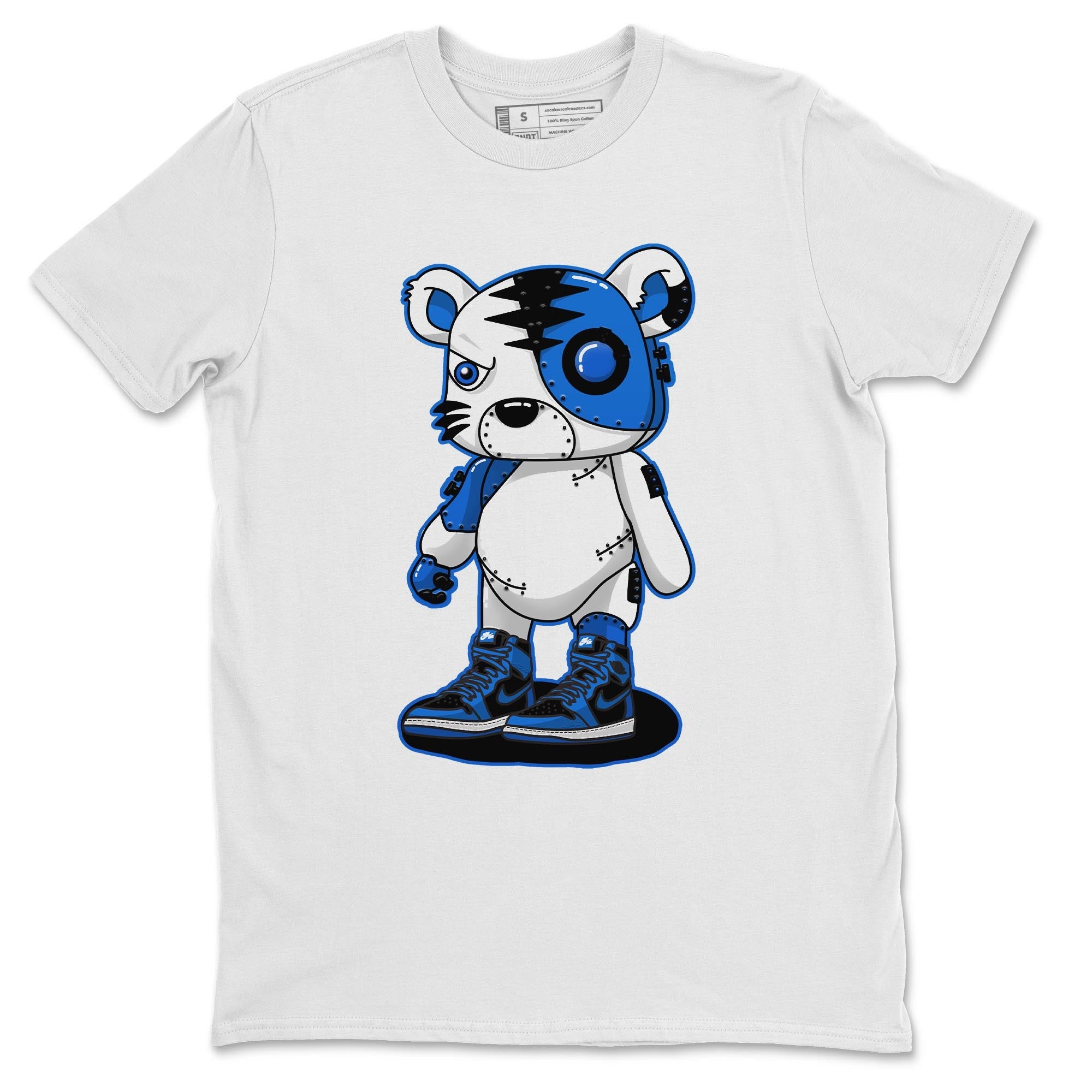 Jordan 1 Dark Marina Blue Sneaker Matching T-Shirt Cyborg Tiger Sneaker Tees Jordan 1 Dark Marina Blue Sneaker Release Tees Crew Neck Tees