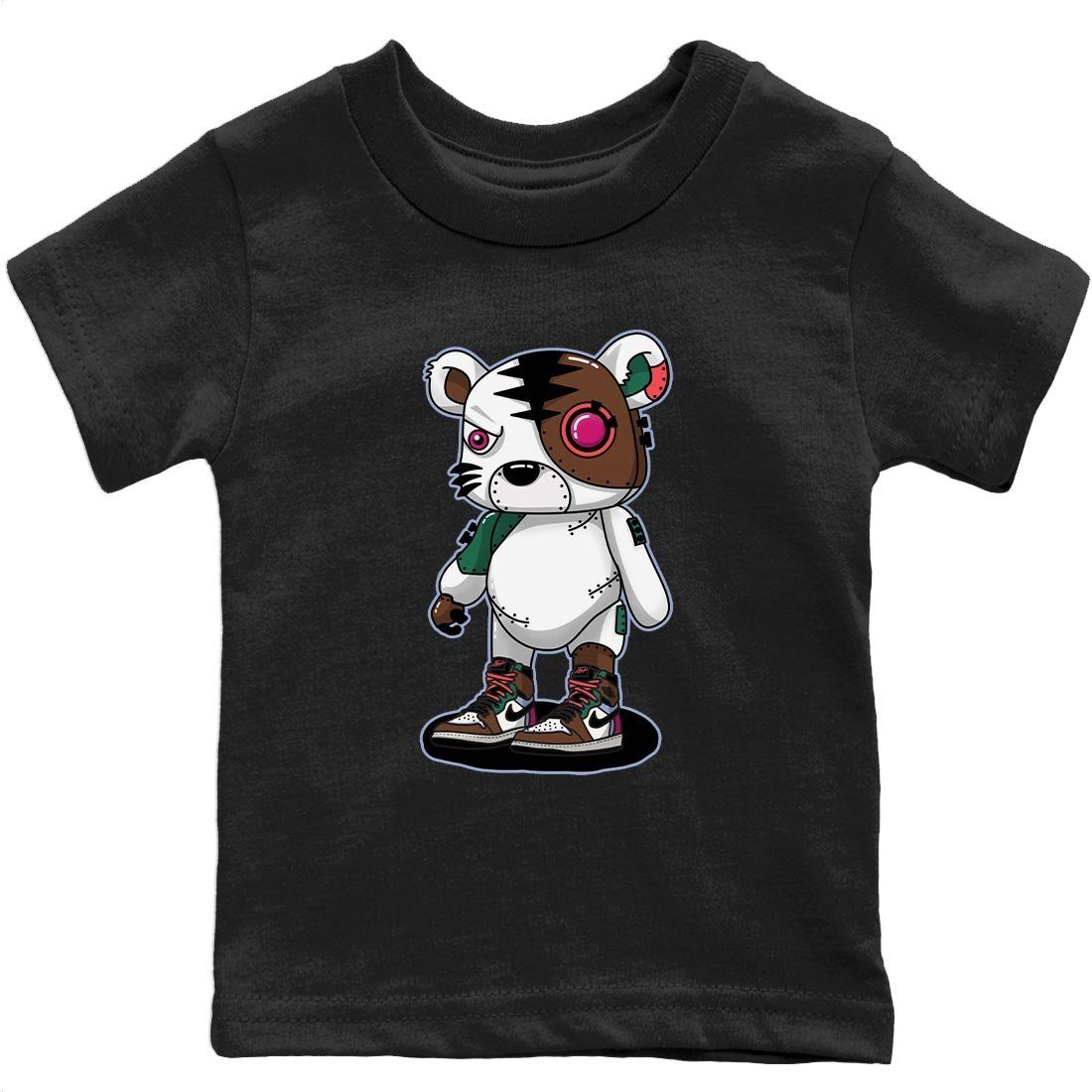 Jordan 1 Hand Crafted Sneaker Matching T-Shirt Cyborg Tiger Sneaker Tees Jordan 1 Hand Crafted Sneaker Release Tees Kids Shirts